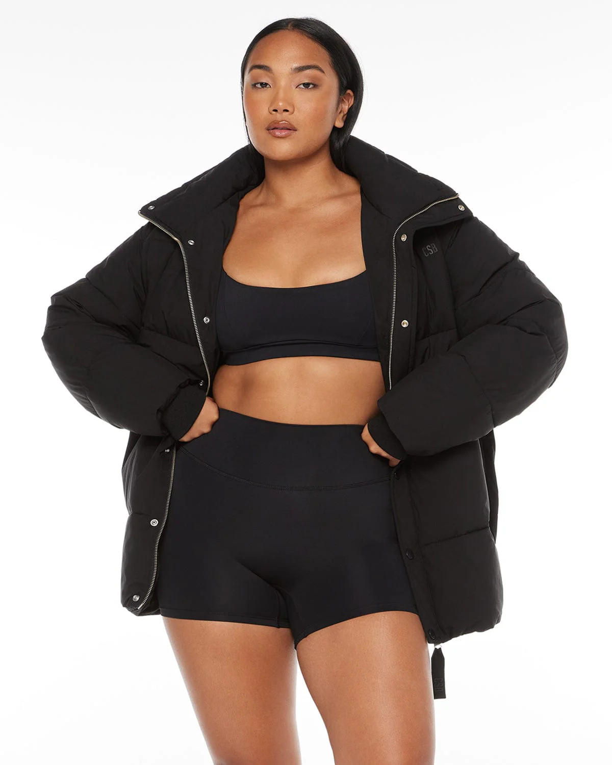 Puffer Jacket Black | Crop Shop Boutique AU