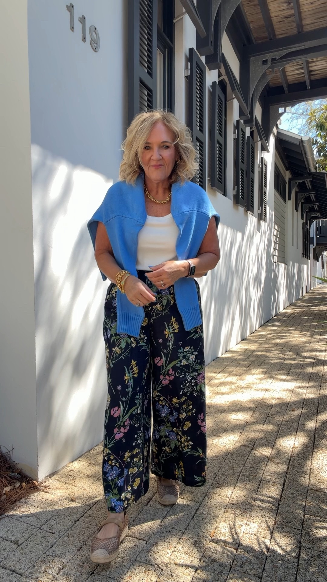 Anthro 20% off code NANETTE20 This weekend only! My pants are Anthro and I’m linking a few other favorites! 
Lunch Outfit! 
Anthropologie Linen pants size small
I sized up to a large in this cotton sweater
Ribbed tank from Amazon size medium
Julie Vos pieces and some of her prettiest colors
Vacation outfits spring bed, summer pants

#LTKootd #LTKOver40 #LTKTravel

#LTKSaleAlert