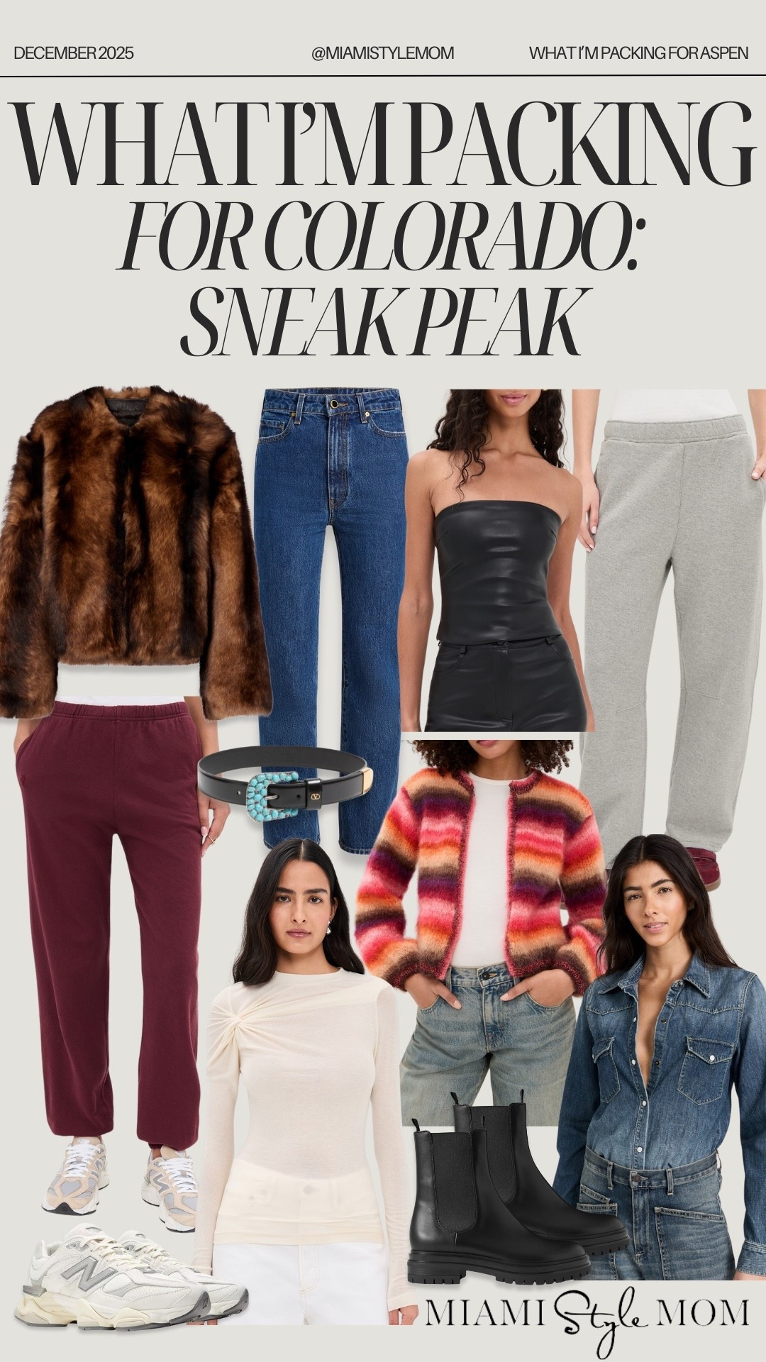 Sneak peak of what I’m packing to wear in Aspen! 


Women’s fashion, winter fashion, winter style, winter outfits, winter outfit inspo, winter ootd, holiday fashion, holiday style, holiday outfits, what to wear for, Colorado, aspen, aspen outfits, Colorado outfits, snow outfits 



#LTKHoliday #LTKOver40 #LTKootd