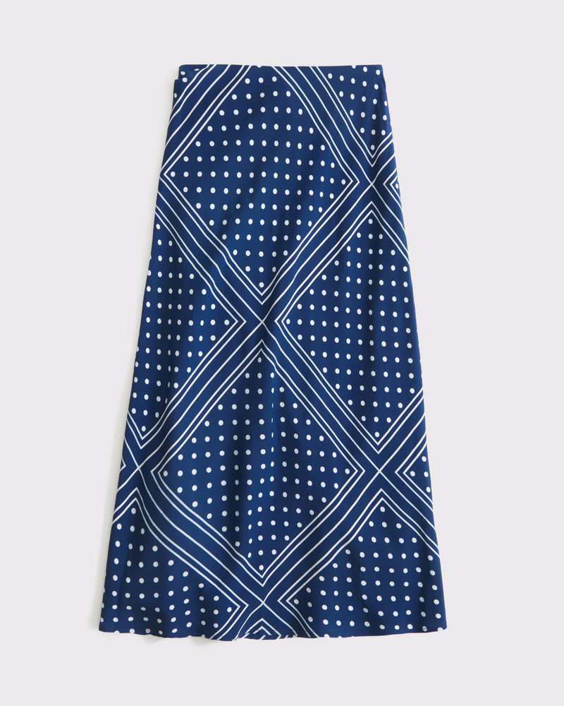 Mid Rise Maxi Skirt | Abercrombie & Fitch (US)