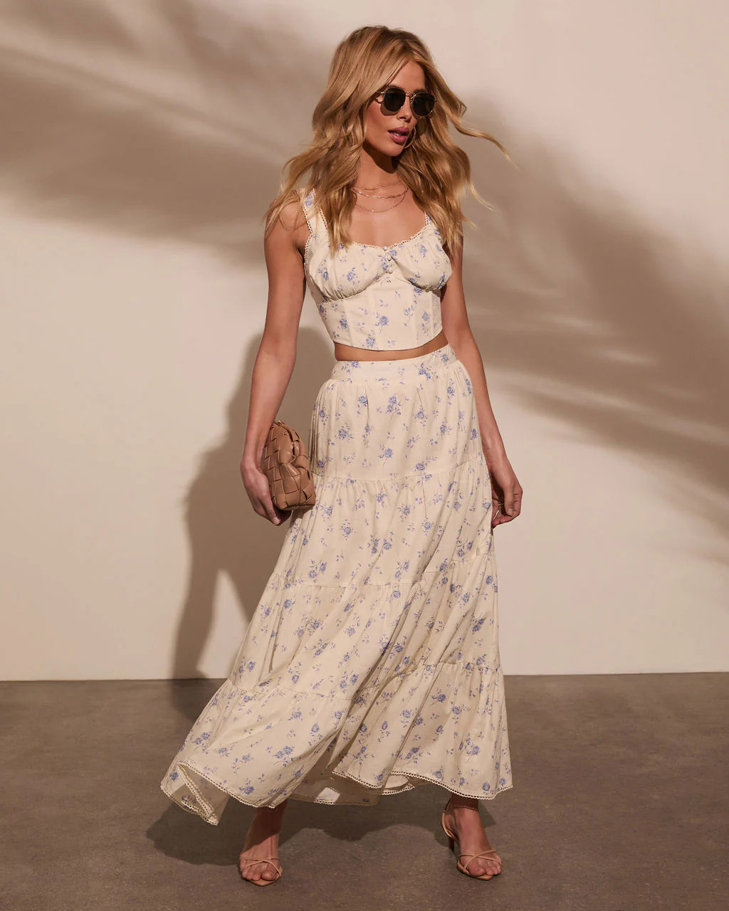 Garden Gate Floral Maxi Skirt | VICI