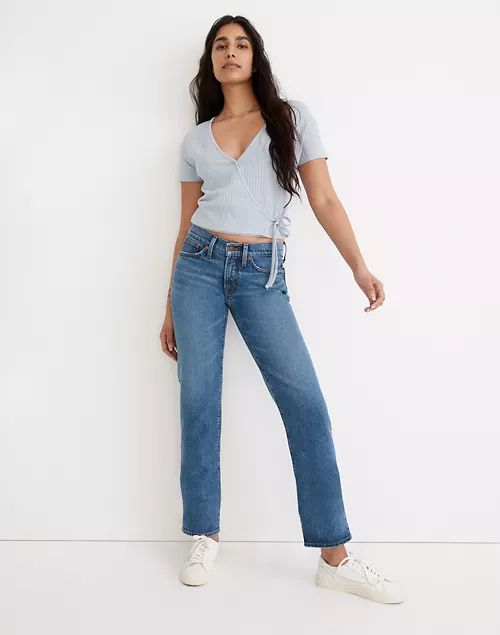 The Low-Rise Perfect Vintage Straight Jean in Bromton Wash | Madewell