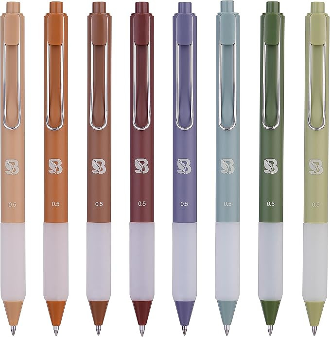 BLIEVE Gel Pens - Earthy, Matte Finish, Smooth Writing, No Bleed - For Journaling, Bible Notes, D... | Amazon (US)
