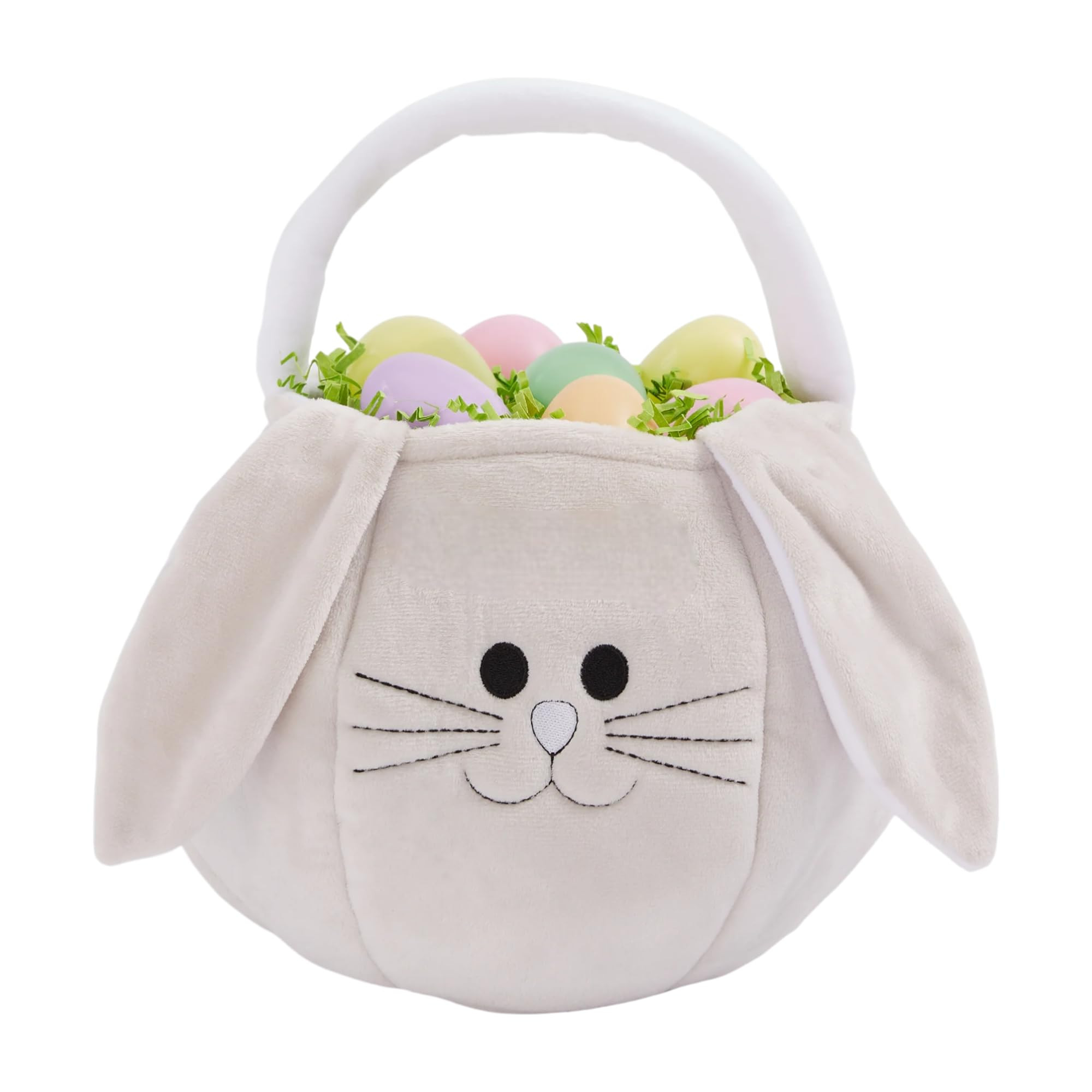 Personalization Universe Cesta de conejo de Pascua (gris) | Amazon (US)
