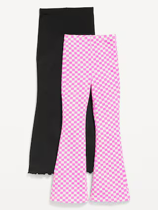 High-Waisted Flare Leggings 2-Pack for Girls | Old Navy (US)