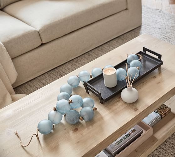 Handcrafted Sea Glass Beaded Garland | Pottery Barn (US)