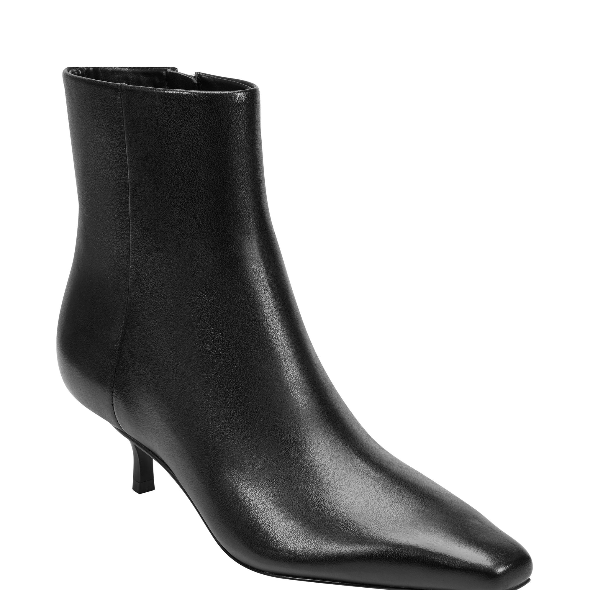 Kiona Kitten Heel Leather Ankle Bootie | Marc Fisher
