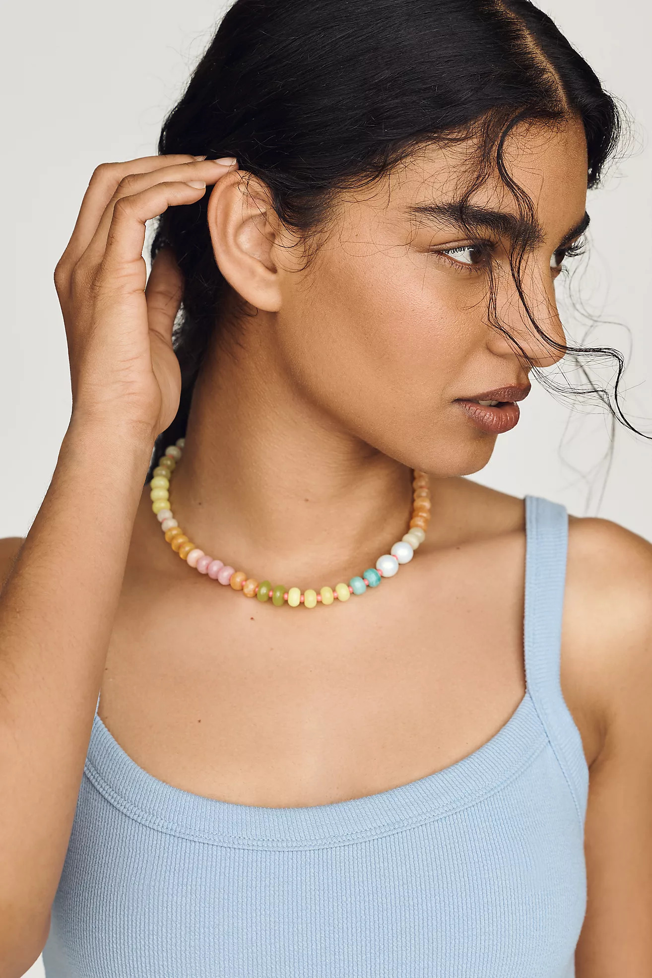 Rainbow Stone Necklace | Anthropologie (US)