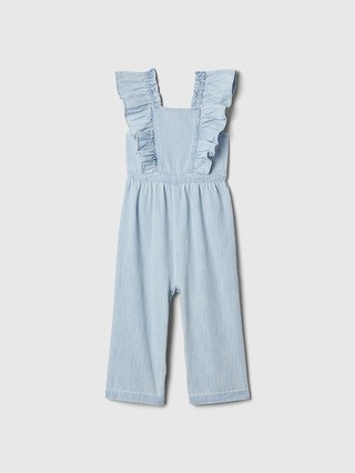 babyGap Flutter Denim Jumpsuit | Gap (US)