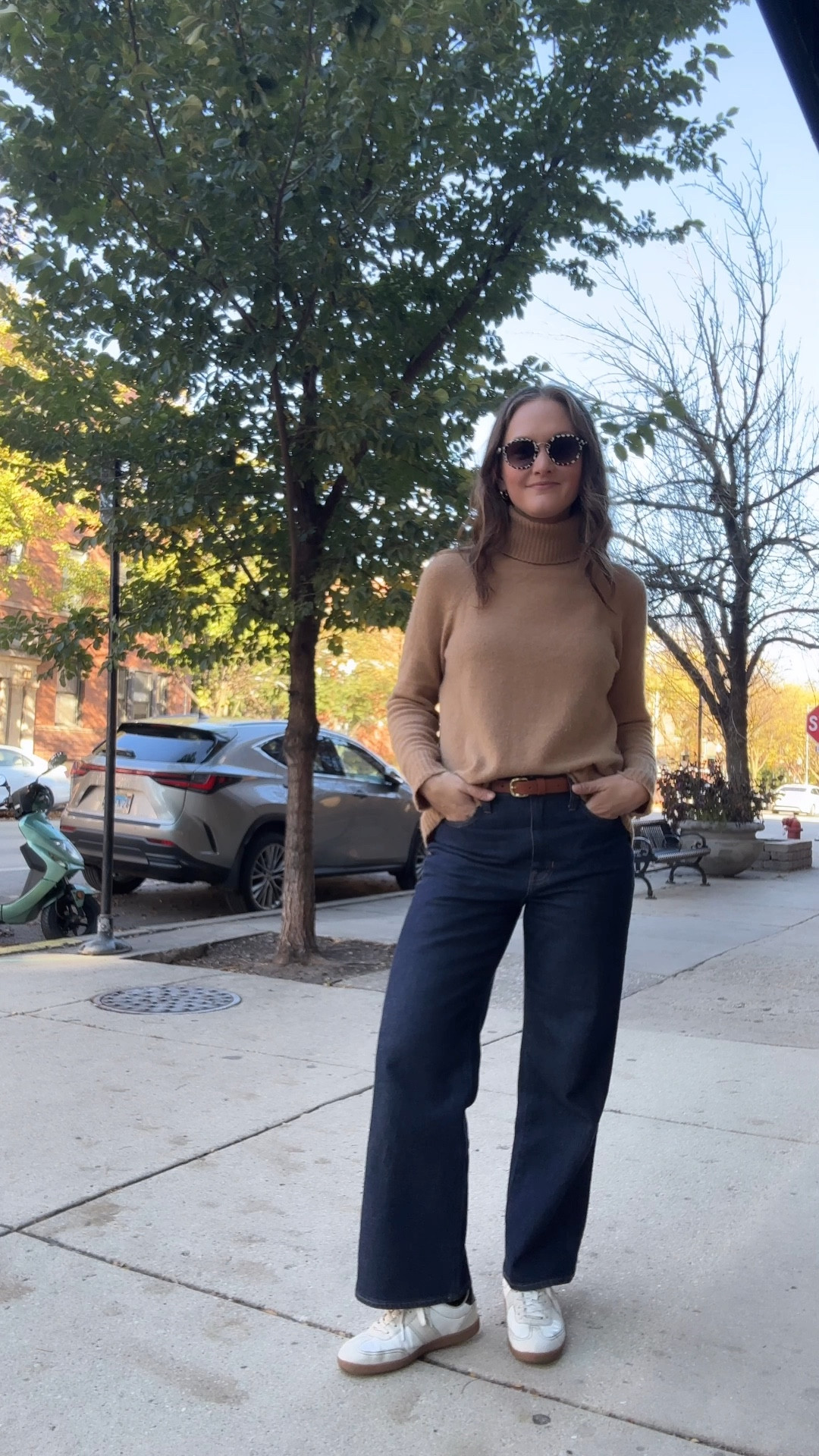On Book Club Thursday, she was wrapped in her camel-colored turtleneck sweater, dark wash wide-leg jeans, and her trusty new sneakers—a look that whispered casual chic with a touch of cozy elegance. Her everyday gold hoops added a glint of warmth as she settled into a morning of good books and even better company. Afterward, she and her mom friends headed out for lunch, laughter filling the table as they shared updates, advice, and encouragement. Sitting there, she couldn’t help but feel a swell of gratitude for this fierce, supportive group of women who offered friendship, grace, and plenty of hugs—today and always.

#LTKSeasonal #LTKVideo #LTKFamily