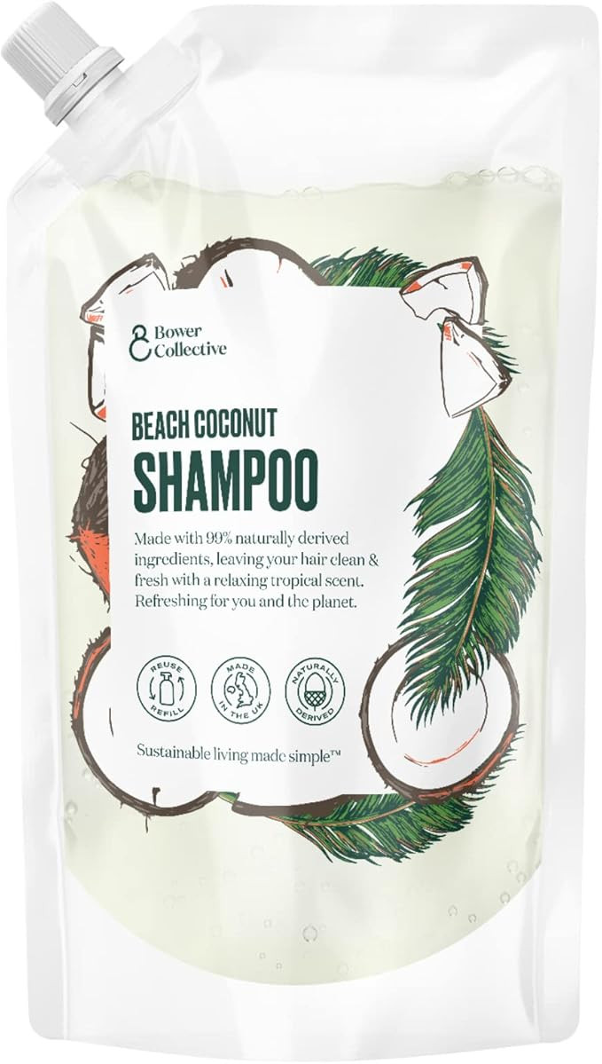 Bower Collective Shampoo Refill | Moisturising Natural Shampoo For All Hair Types | Vegan and Eco... | Amazon (UK)