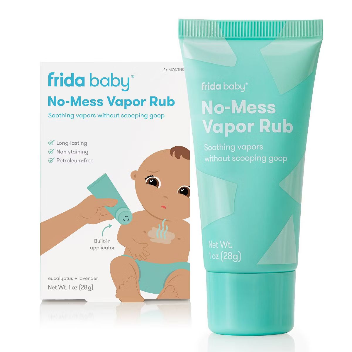 Frida Baby No-Mess Vapor Rub for Chest, Neck, and Back - Soothing Eucalyptus & Lavender | Target