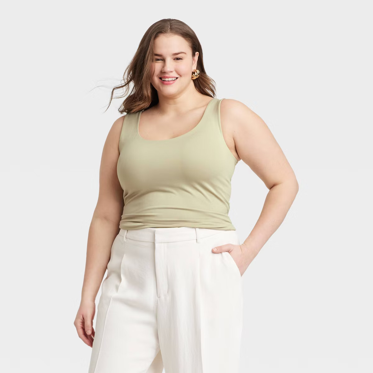 Women's Slim Fit Seamless Tank Top - A New Day™ | Target