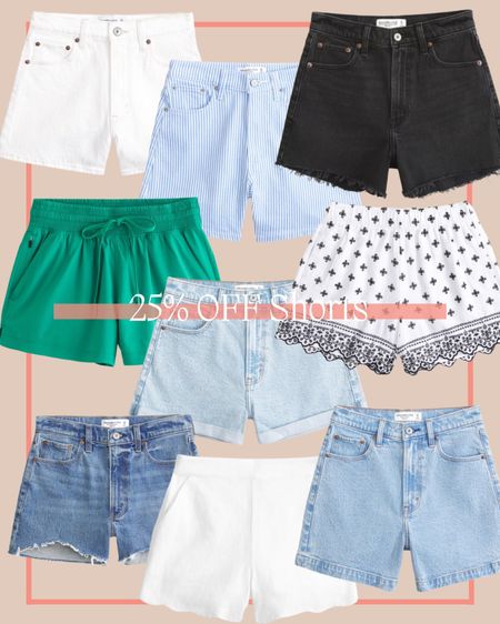 Stock up on summer shorts!! 25% off ☀️

#LTKfindsunder50 #LTKsalealert