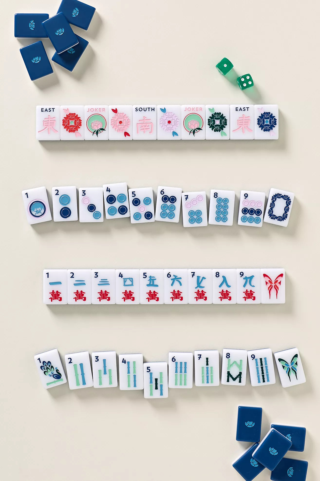 The Mahjong House Tile Set | Anthropologie (US)