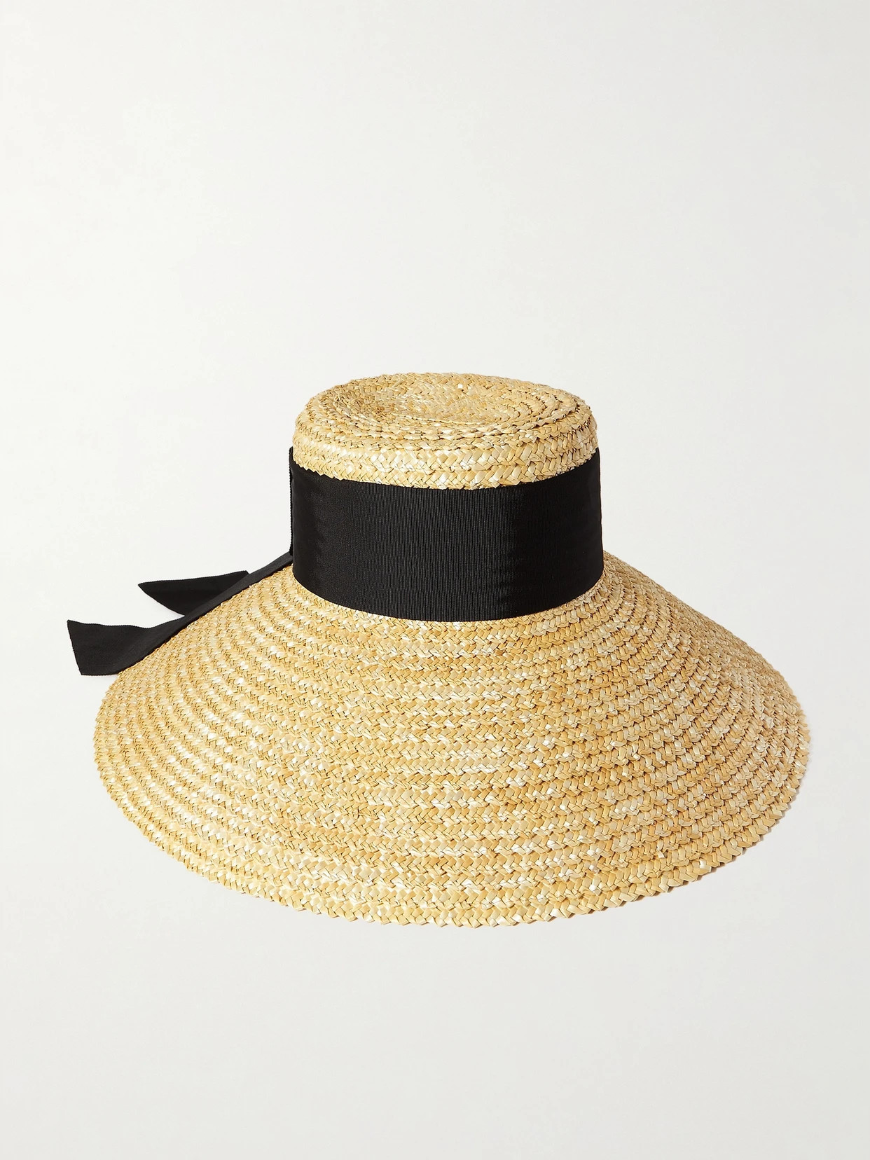 Eugenia Kim - Mirabel Grosgrain-trimmed Straw Sunhat - Neutrals | NET-A-PORTER (US)