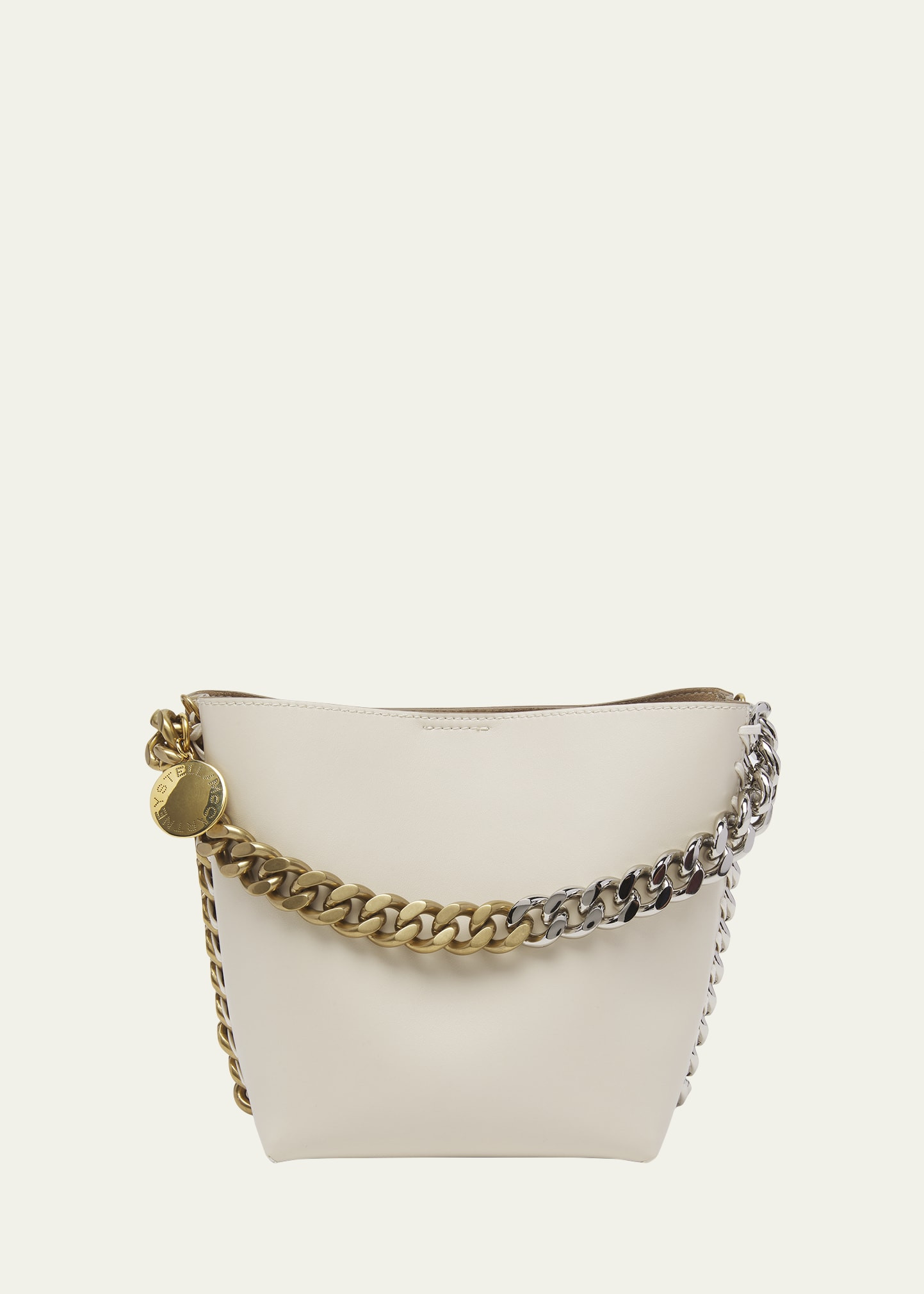 Stella McCartney Alter Mat Two-Tone Chain Bucket Bag | Bergdorf Goodman