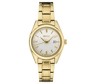 SeikoWomen's Classic Goldtone Stainless Steel Watch | QVC