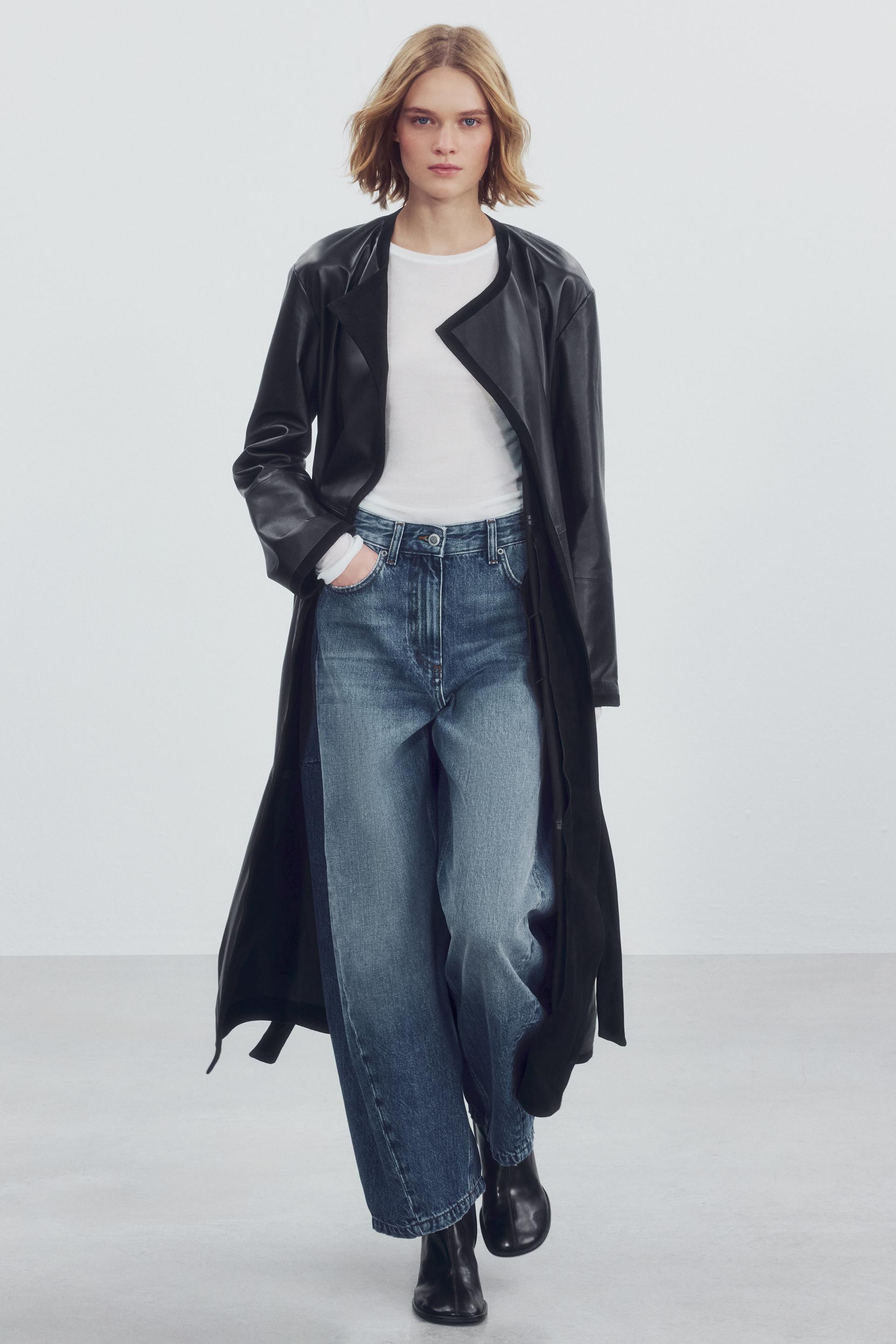 ZW COLLECTION MID-RISE BALLOON JEANS | Zara US