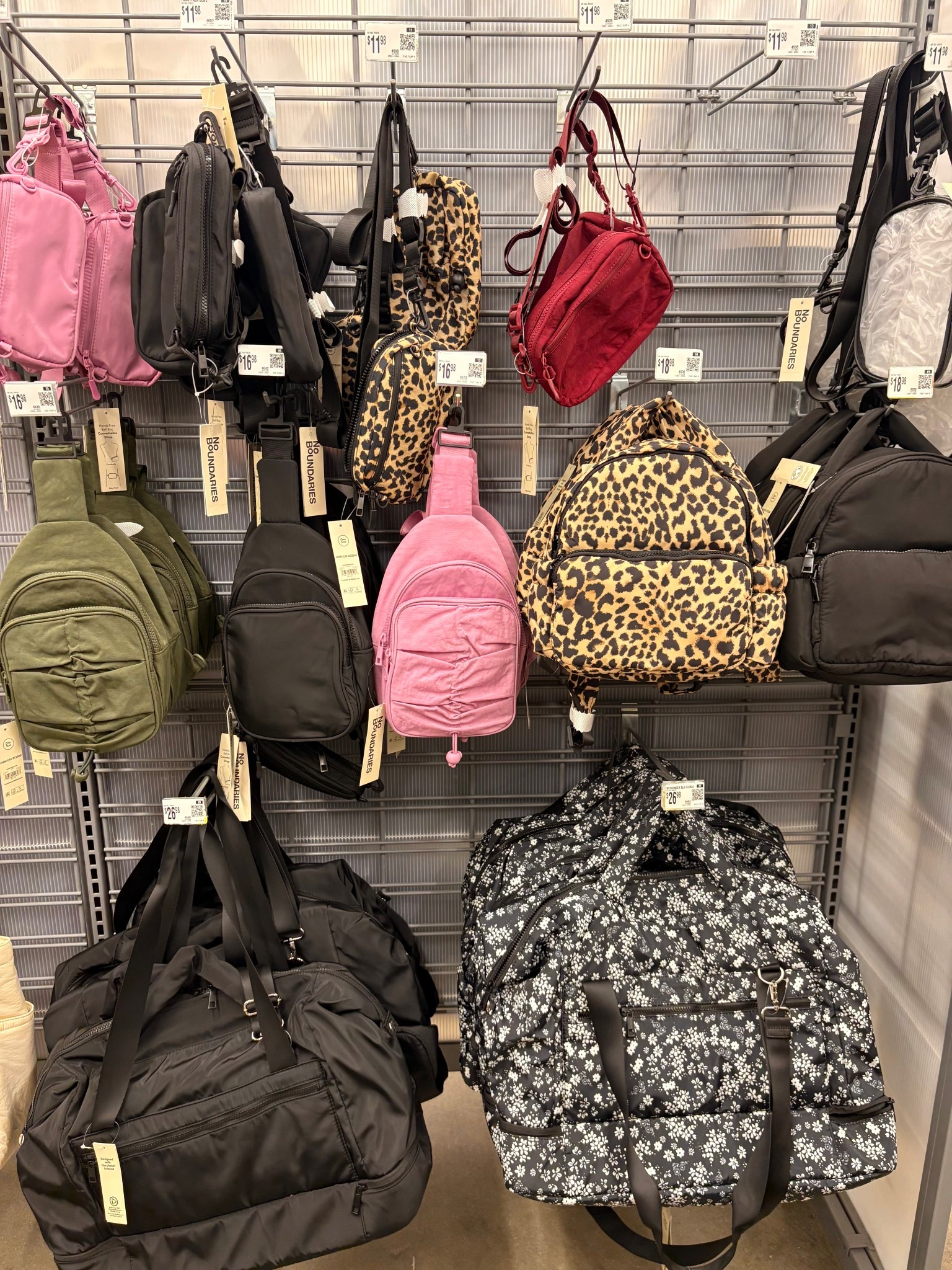 No Boundaries bags at Walmart 

#LTKStyleTip #LTKItBag #LTKFindsUnder50
