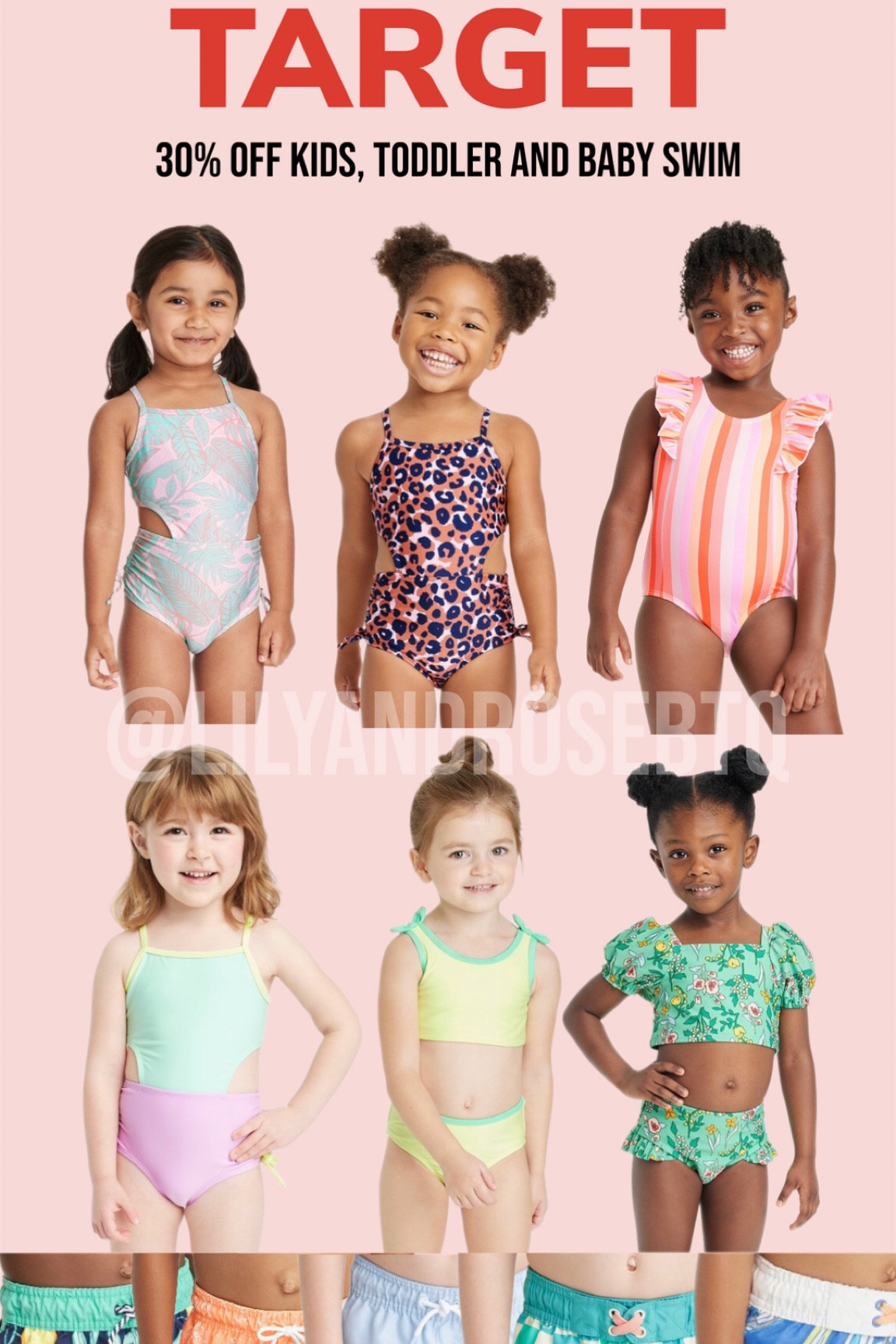 Clearance target little girl bathing suits Outlet Online Black Friday