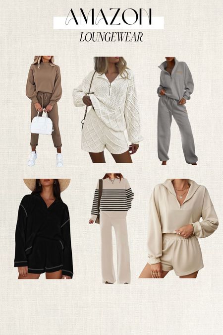 Amazon matching set, amazon loungewear, amazon sweater