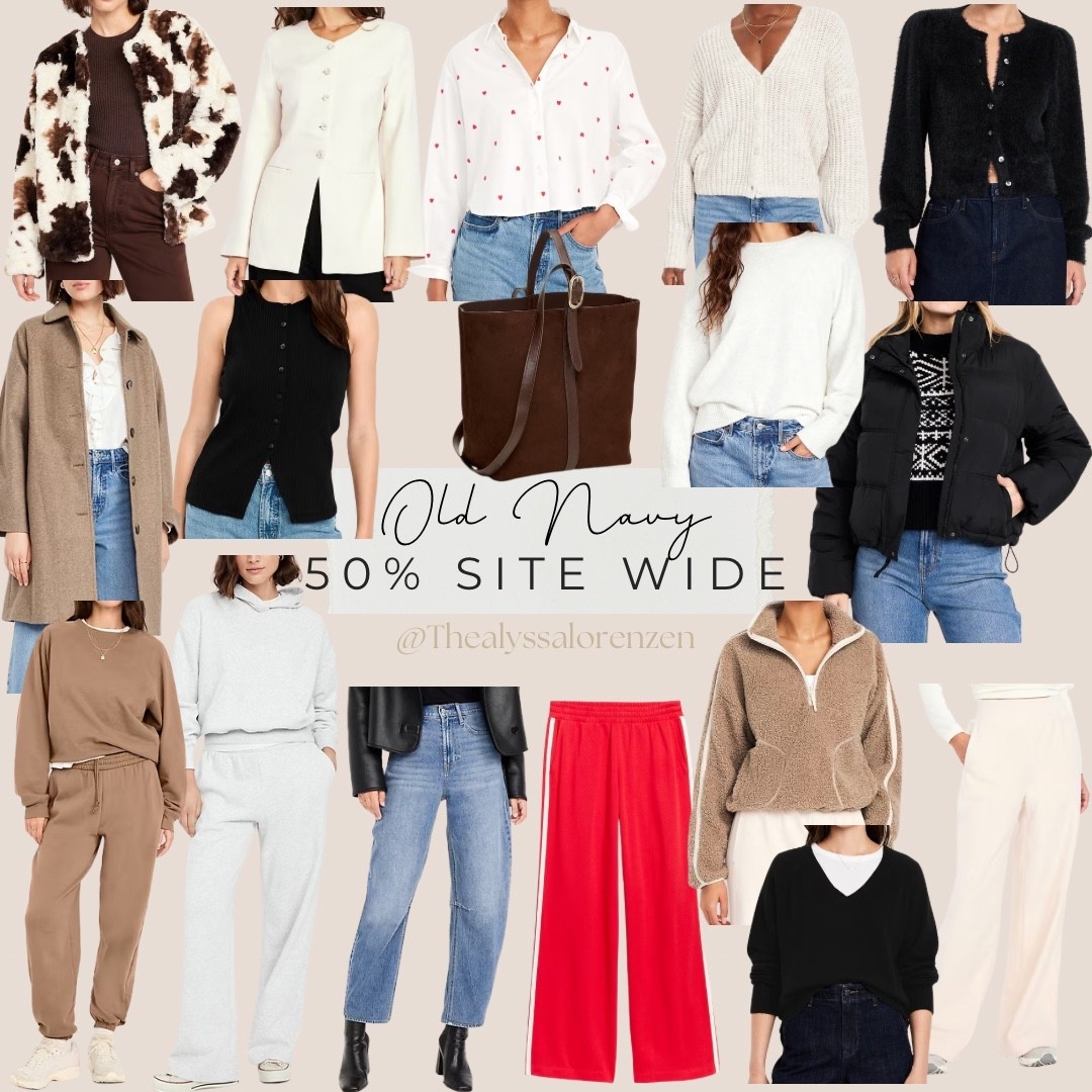 Old Navy 50% off site wide! 

#LTKSaleAlert #LTKFindsUnder100 #LTKStyleTip