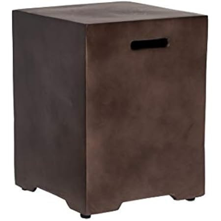 COSIEST Outdoor Hideaway Tank Table for Gas Fire Pits, Hides Standard 20lb 16-inch Propane Tank Cove | Amazon (US)