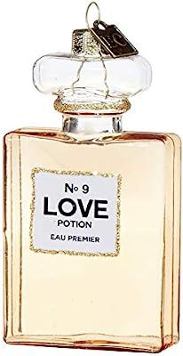 Eric Cortina by RAZ Imports Glass Christmas Ornament, Love Potion No. 9 Perfume Bottle, 3.5-Inche... | Amazon (US)