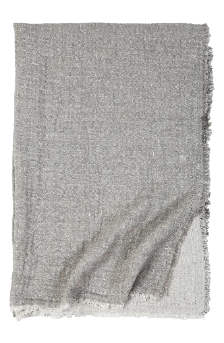 Hermosa Oversized Cotton & Linen Throw Blanket | Nordstrom