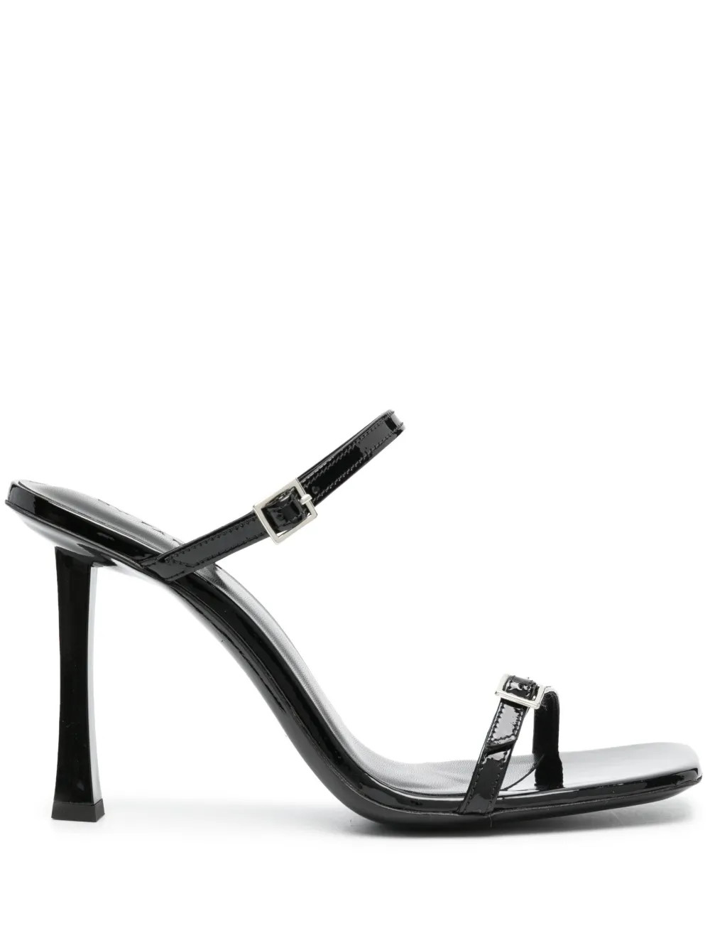 BY FAR Flick 100mm Mules - Farfetch | Farfetch Global