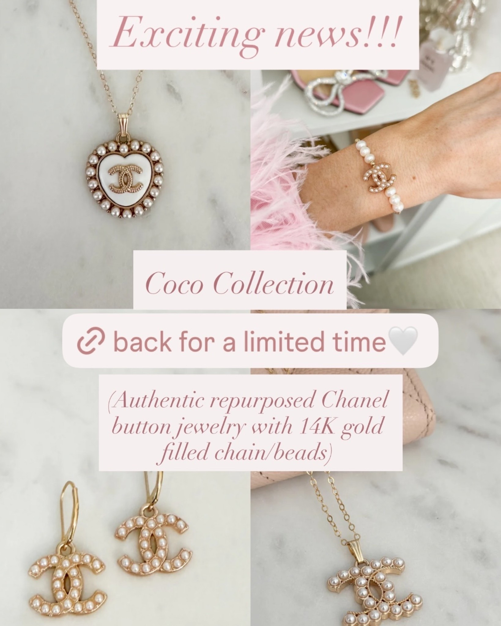 Coco pearl jewelry is back!🤍

#LTKSeasonal #LTKSaleAlert #LTKootd
