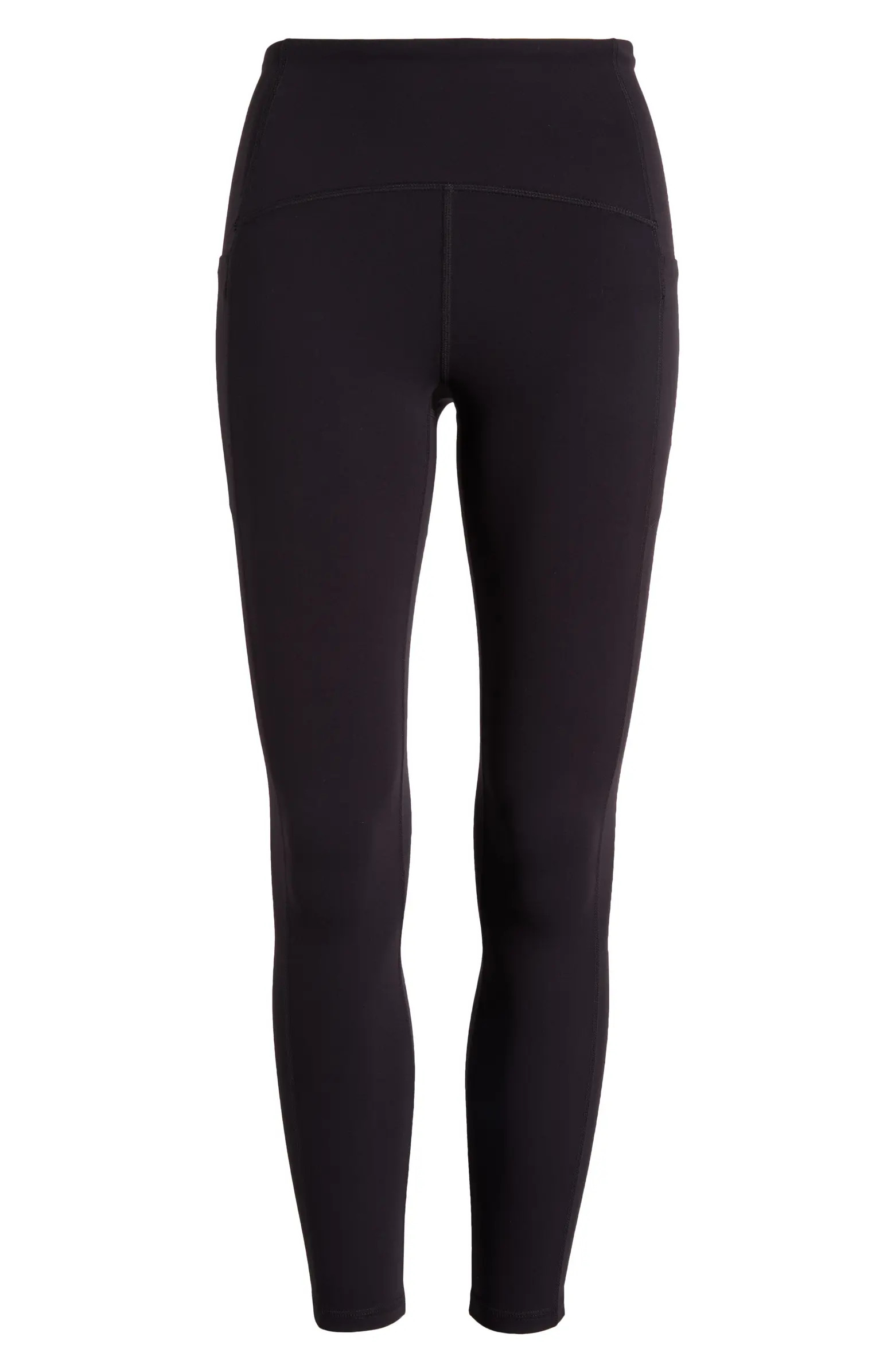 Zella Studio Luxe High Waist Pocket 7/8 Leggings | Nordstrom | Nordstrom