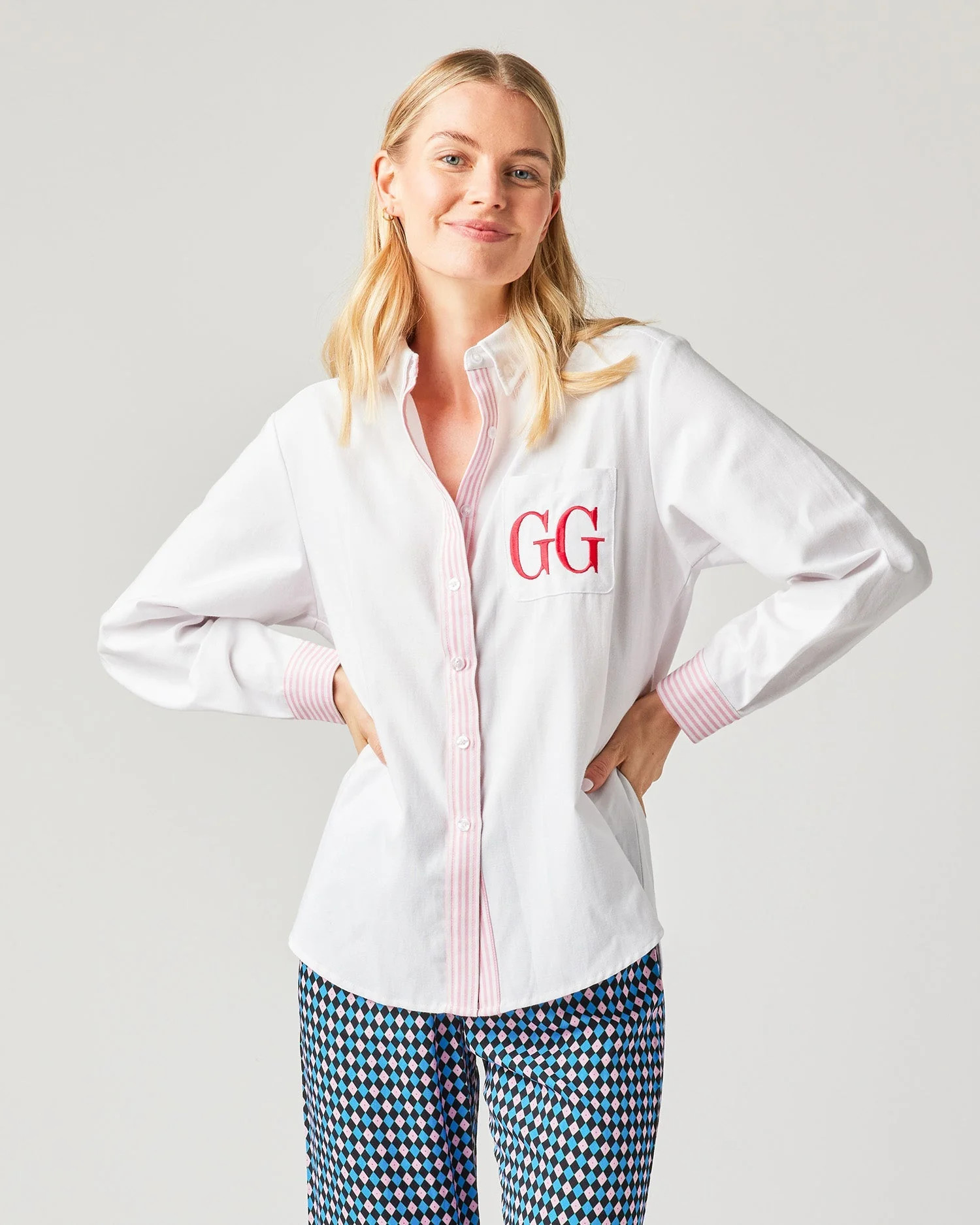 The Chelsea Button Down | Colorful Prints, Wallpaper, Pajamas, Home Decor, & More | Katie Kime Inc