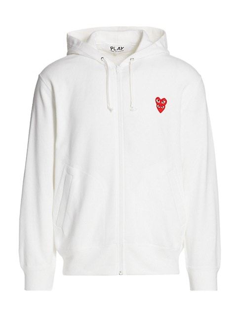 Double Heart Hoodie Sweatshirt | Saks Fifth Avenue
