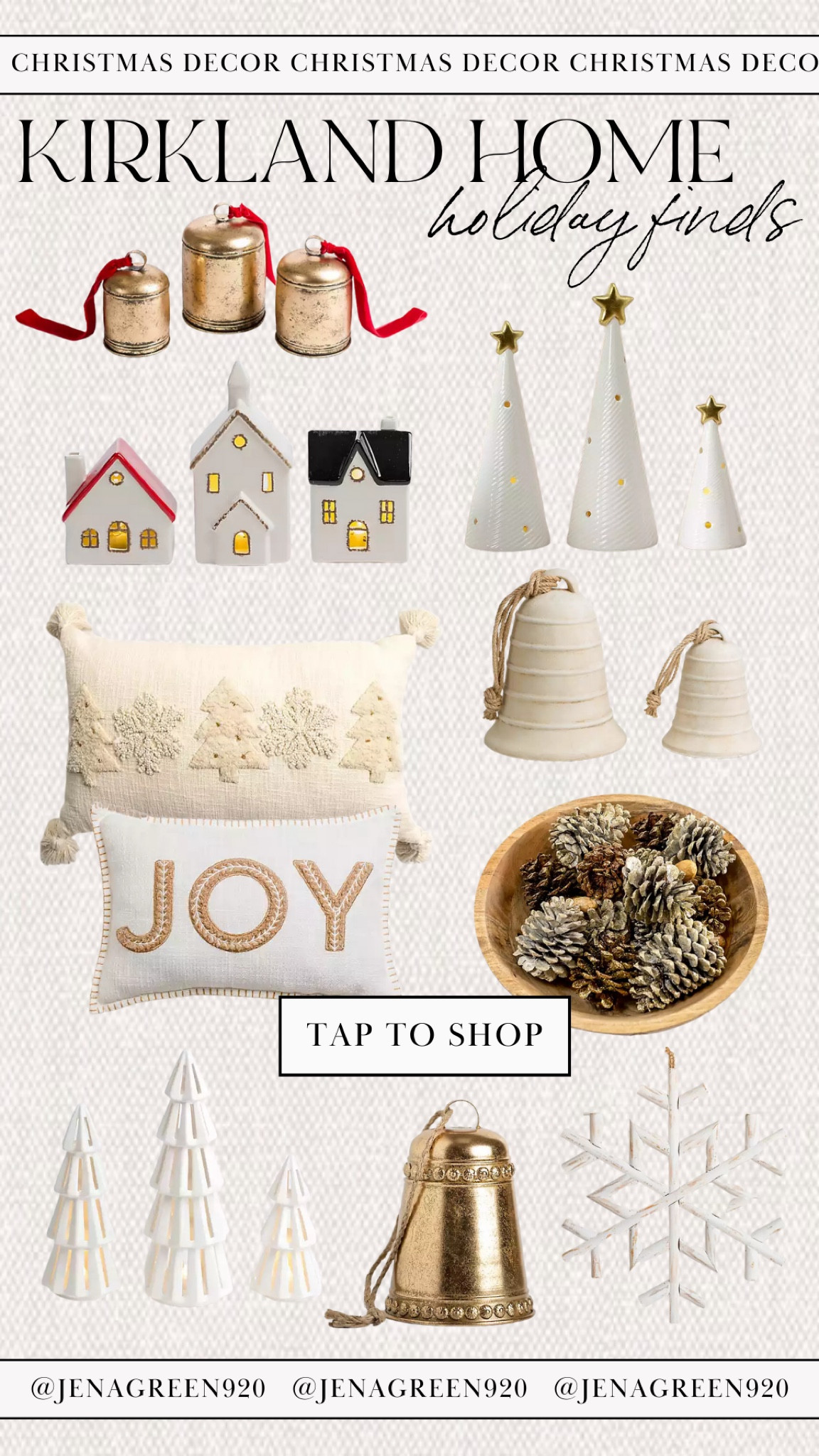 Kirkland Decor | Holiday Decor | Holiday Decorations | Christmas Decor | Christmas Decorations 

#LTKHoliday #LTKfindsunder100 #LTKhome