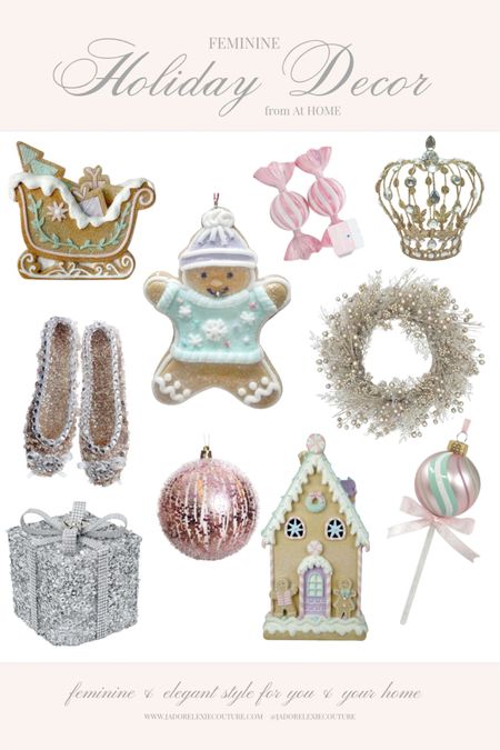There are SO many cute holiday decorations that are starting to pop up, it can be overwhelming! 

Here to simply the process for you and share some of my faves from AT HOME available right now ✨

I know that it isn’t even Halloween yet, but year after year it has been proven that these things sell out quickly and earlier than you expect. So buy and decorate later ✨

Feminine holiday decor, pink Christmas, sugar plum fairy Christmas decor

#LTKSeasonal #LTKstyletip #LTKHoliday