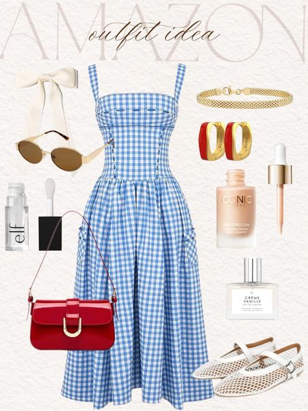 Amazon Red white and blue outfit idea for Fourth of July! #founditonamazon #amazonfashion #inspire Amazon fashion outfit inspiration 

#LTKStyleTip #LTKFindsUnder100 #LTKFindsUnder50