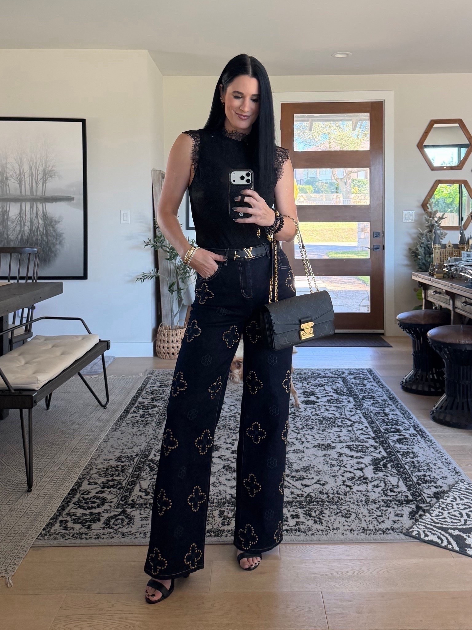 Up to 70% off @thenolishop with code INSIDER!!  I am wearing a size 27 in these jeans.

#LTKSaleAlert #LTKTall #LTKOver40