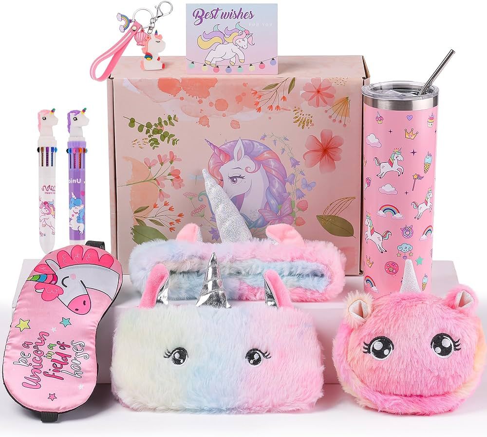 Haclury Unicorn Gifts Set for Girls Kids Toys Christmas Birthday Gift Box for Teen Girl, Little G... | Amazon (US)