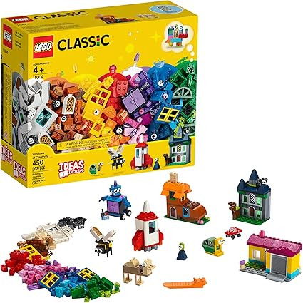 LEGO Classic Windows of Creativity 11004 Building Kit (450 Pieces) | Amazon (US)