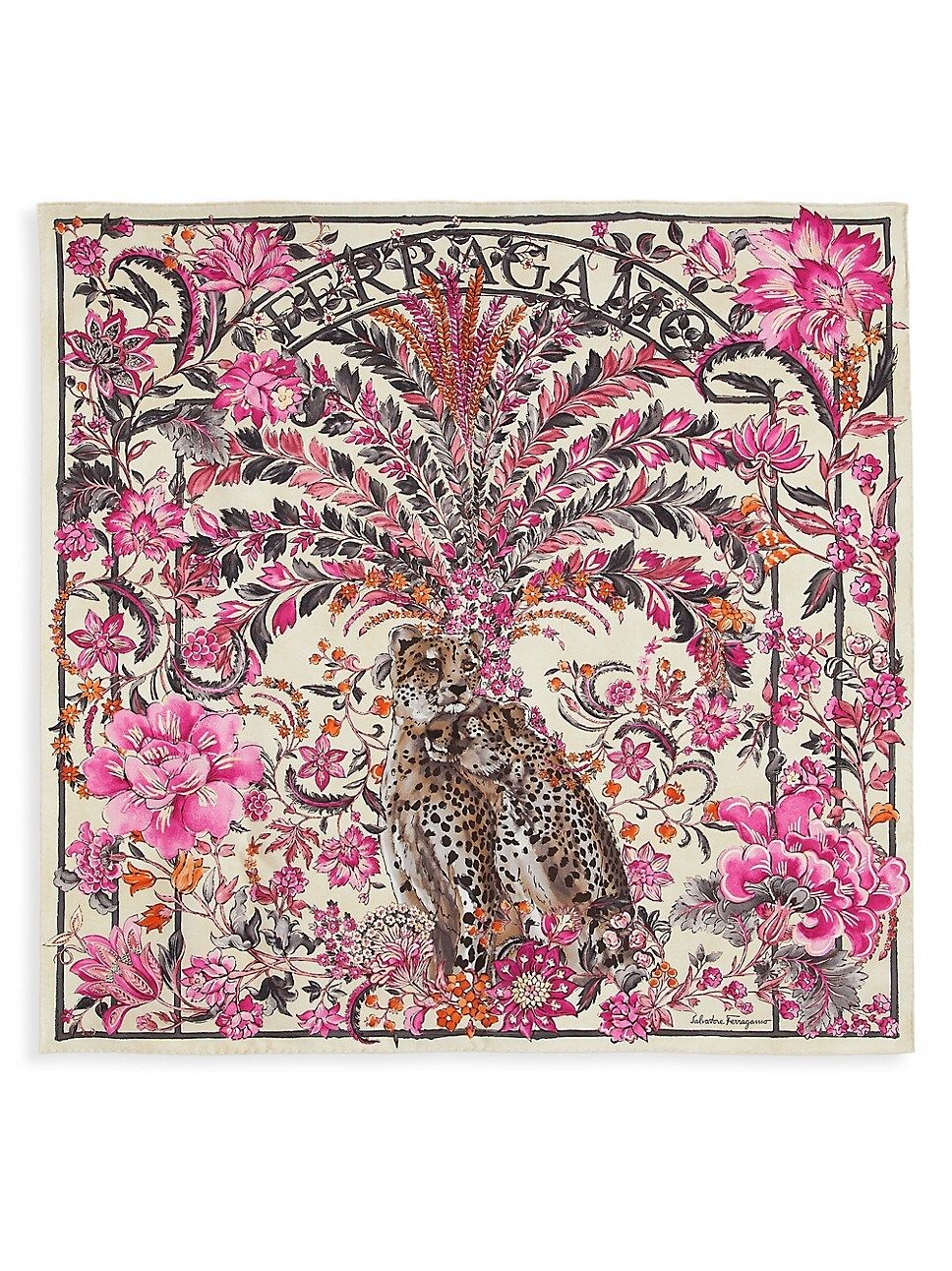 Giaguari Print Silk Foulard | Saks Fifth Avenue