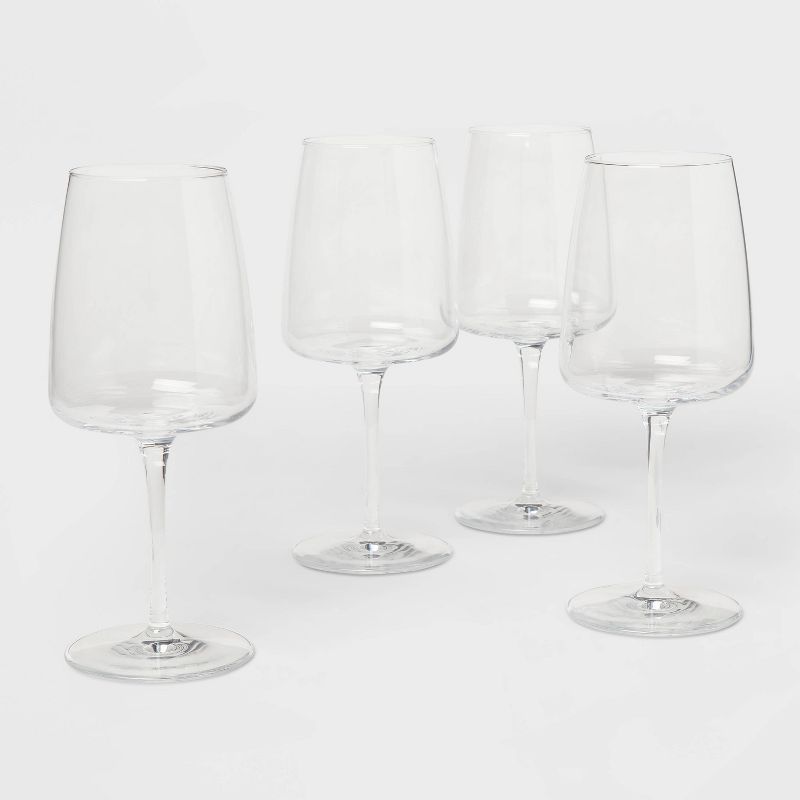 4pk Simbury Wine Glasses Red - Threshold™ | Target