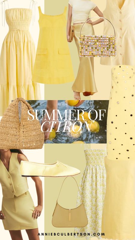 Butter yellow / citron / yellow color crush / summer outfit ideas 

#LTKTravel #LTKFindsUnder100 #LTKShoeCrush