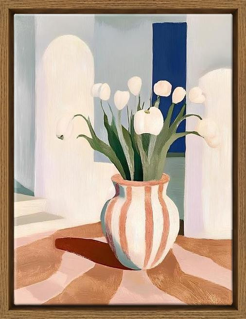 Tulips In A Vase | Artfully Walls