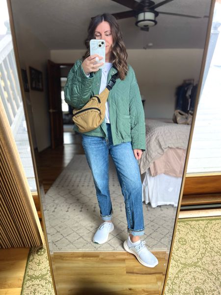 Wearing a size small in my top. My jacket is older so I linked similar. Wearing my true size 25 in my jeans. I sized up to a 7 (from a 6) in the sneakers and they fit great!



#LTKSeasonal #LTKfindsunder100 #LTKstyletip