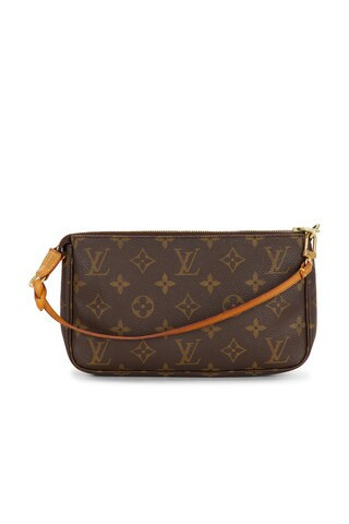 Louis Vuitton Monogram Pochette Accessoires Shoulder Bag in Brown | FWRD 