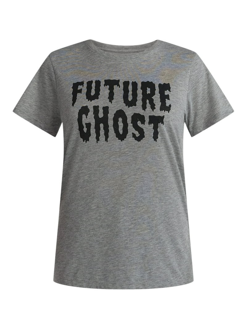 Halloween Women's Future Ghost Graphic Tee from Way to Celebrate, Sizes S-XXXL | Walmart (US)