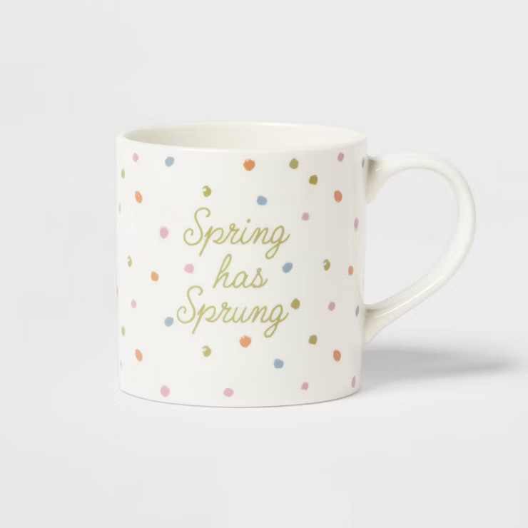 16oz Stoneware Spring has Sprung Mug - Threshold™ | Target