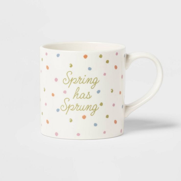 16oz Stoneware Spring has Sprung Mug - Threshold™ | Target